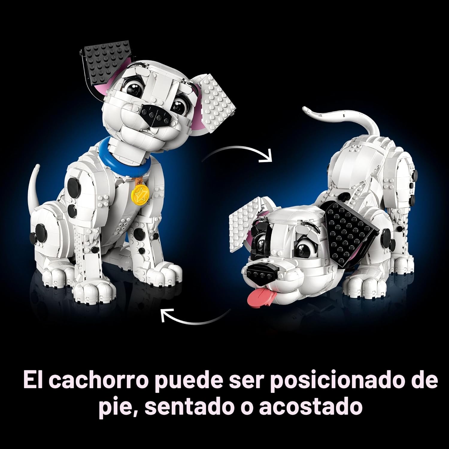 LEGO Disney - Juego de construcción de cachorros de 101 dálmatas pa...
