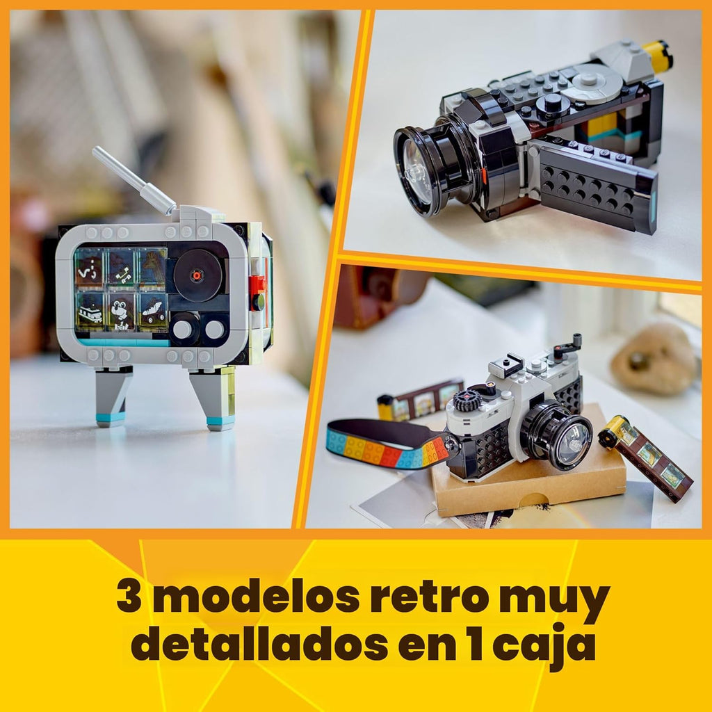 LEGO Creator 31147 - Juguete de cámara retro 3 en 1, se transforma...