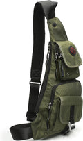 NICGID Bolso bandolera en el pecho, mochila de hombro, bolsa cruzad...