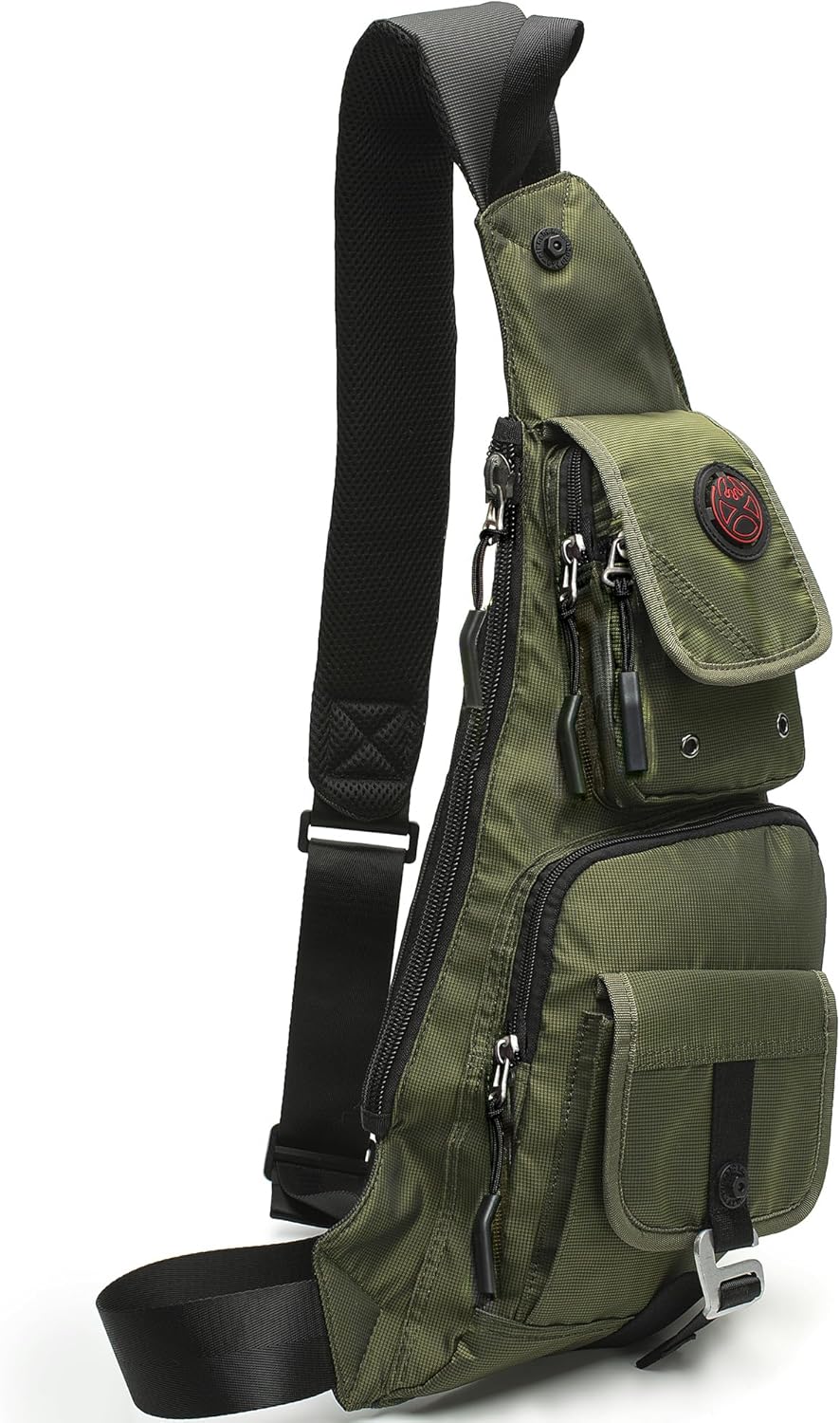 NICGID Bolso bandolera en el pecho, mochila de hombro, bolsa cruzad...
