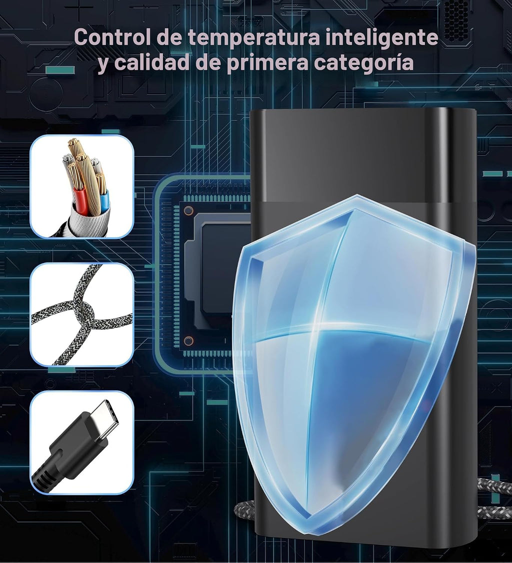 Nuevo Slim 65W USB C Cargador de portátil Reemplazo para HP Cargado...