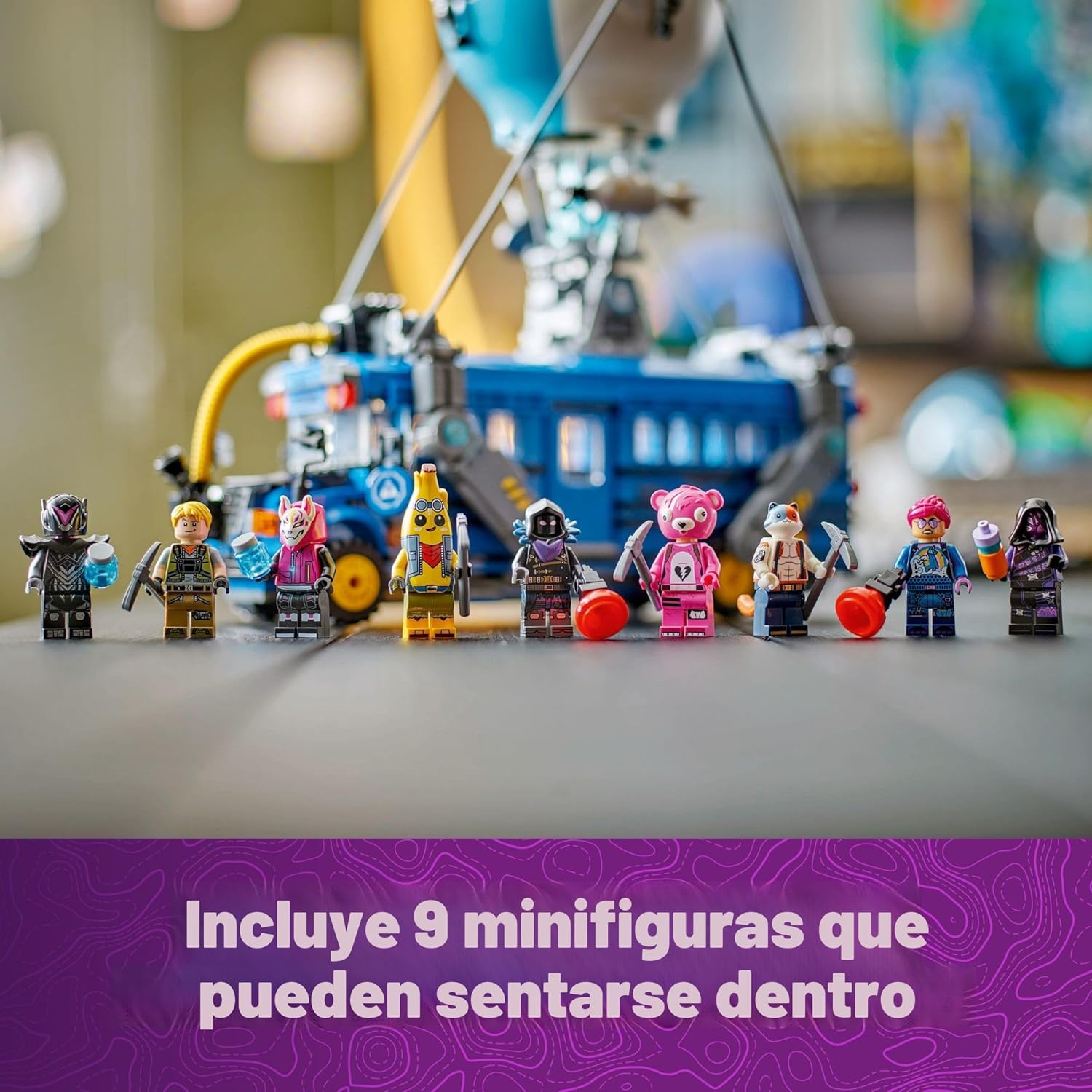 LEGO Fortnite - Juguete de construcción de autobús de batalla \u201...