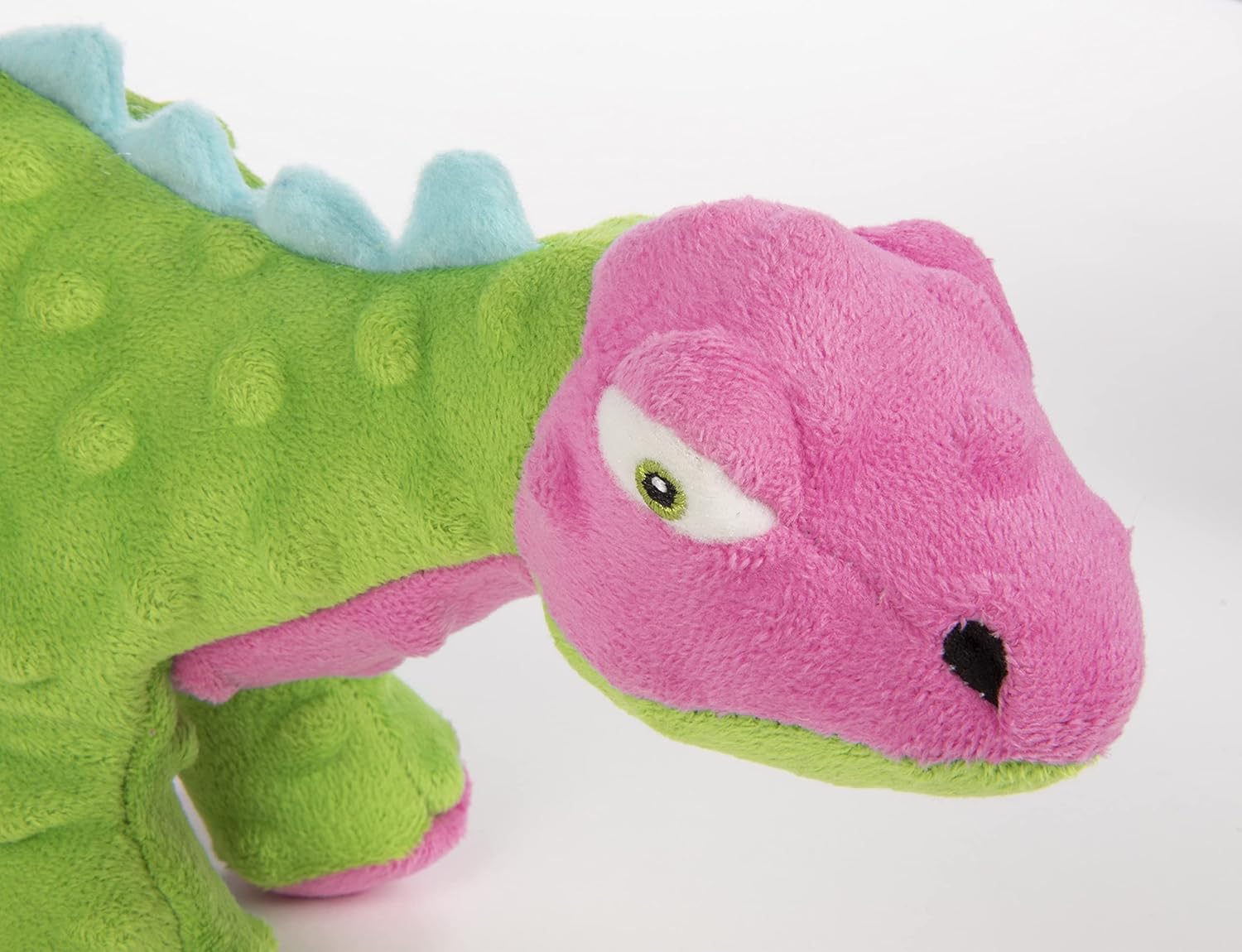 goDog Dinos Spike Squeaky - Juguete de peluche para perro, tecnolog...