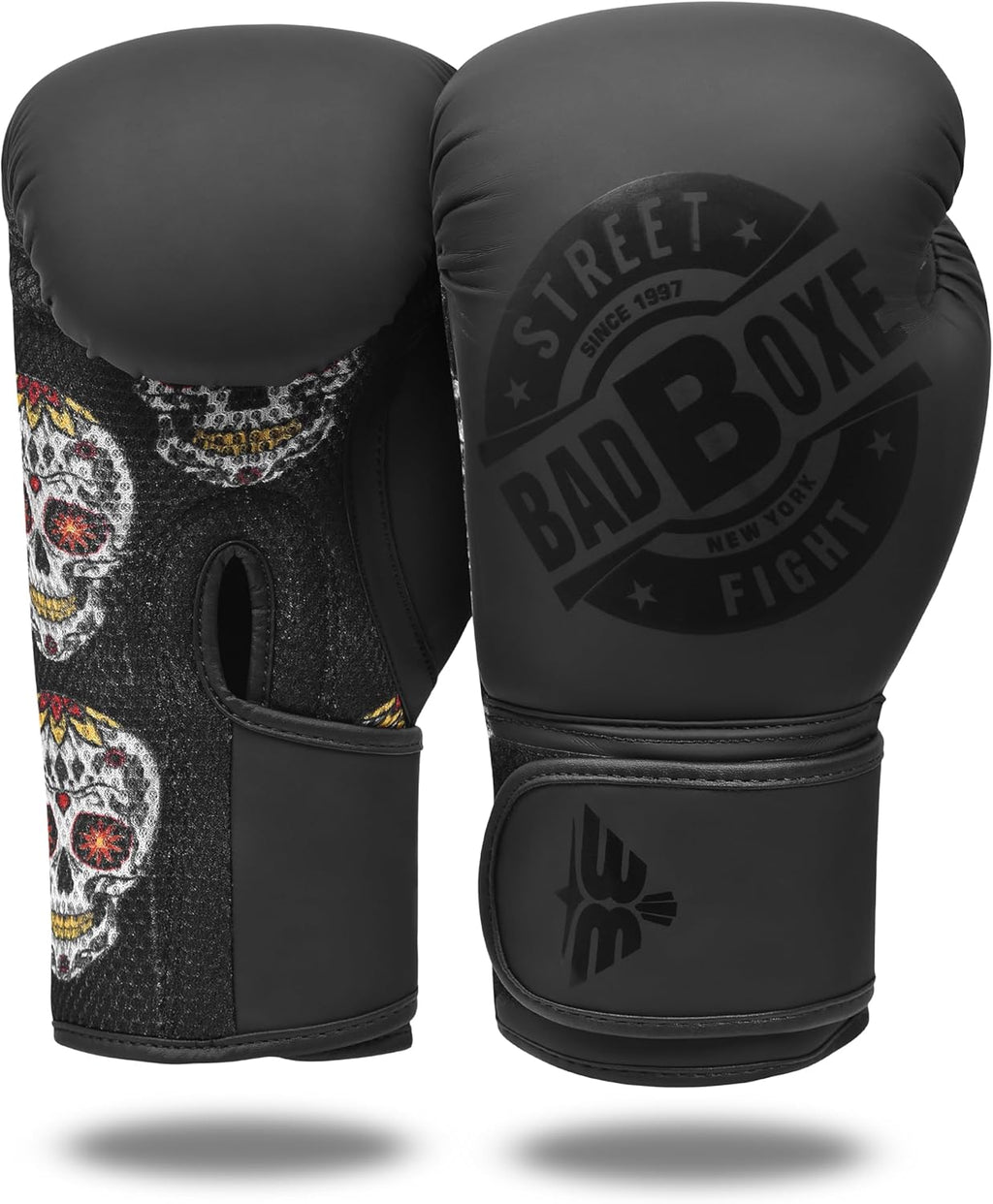 Badboxe Juego de boxeo con envolturas de mano gratis, guantes de MM...