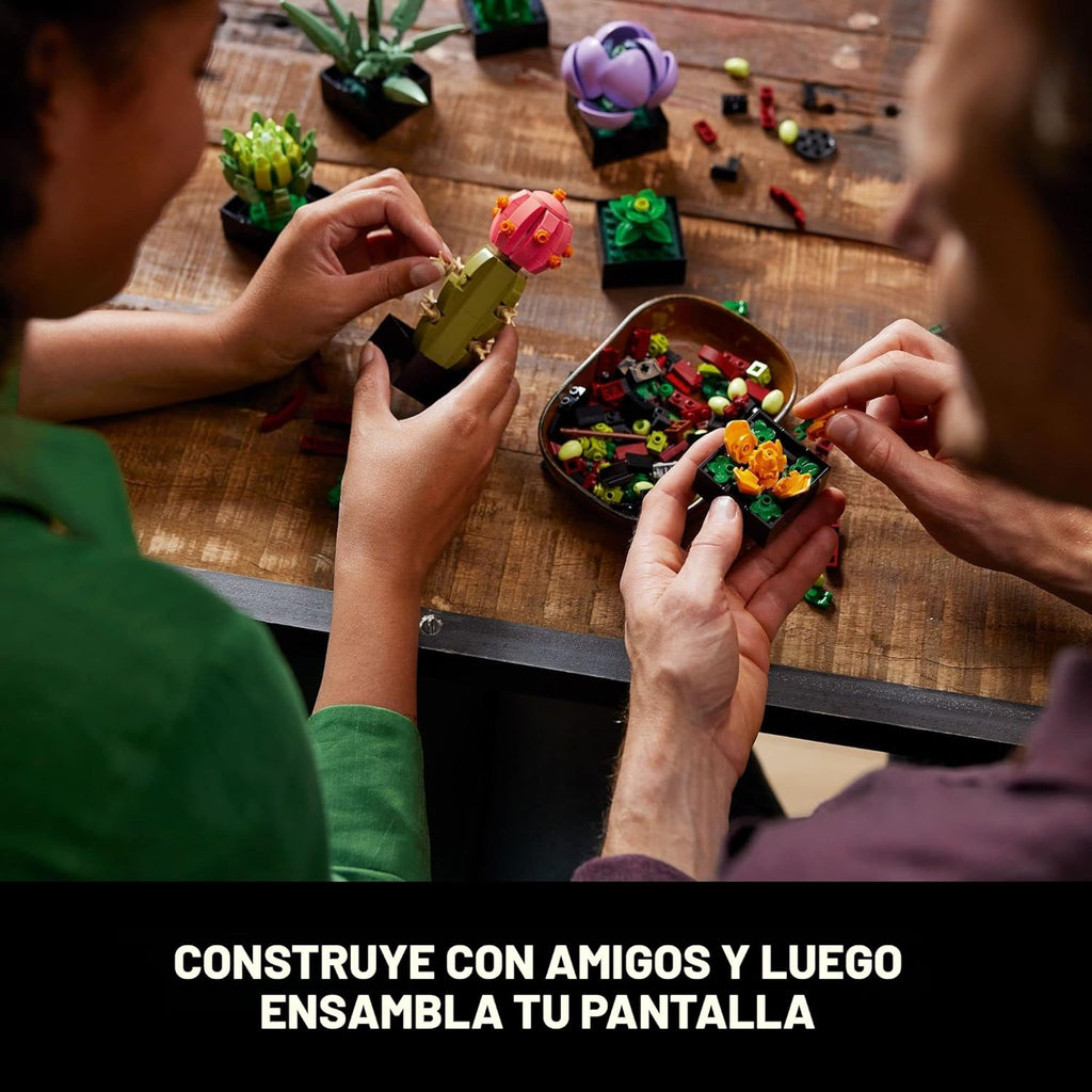LEGO Botanicals Succulents - Juego de construcción de plantas artif...