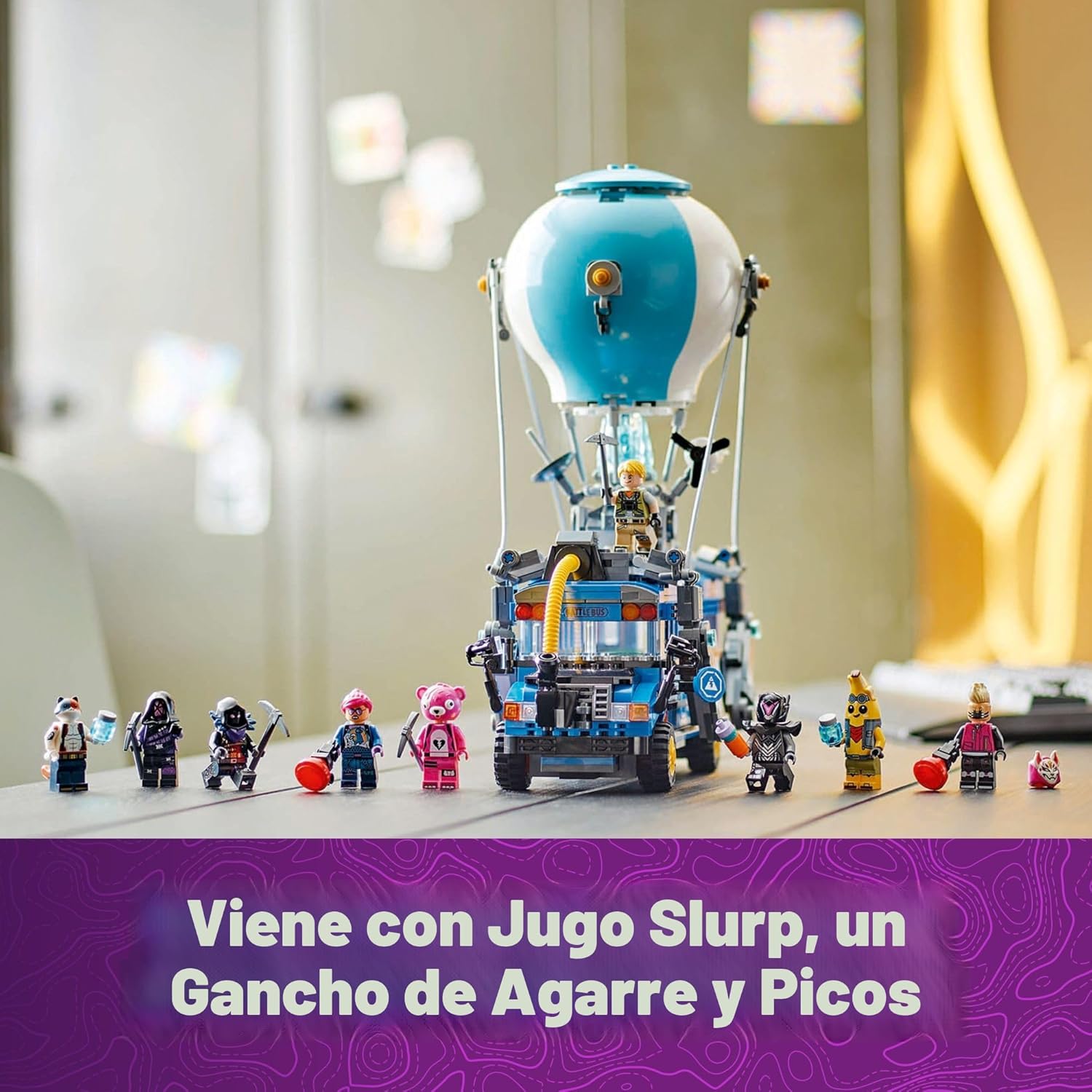 LEGO Fortnite - Juguete de construcción de autobús de batalla \u201...