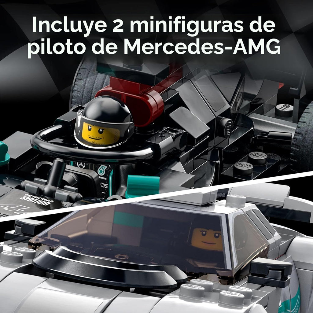 LEGO Speed Champions Mercedes-AMG F1 W12 E, juego de autos de jugue...
