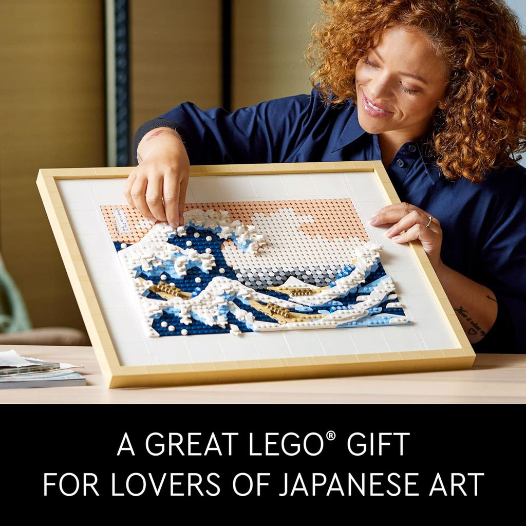 LEGO Art Hokusai La Gran Ola Set de Construcción de Arte de Pared J...