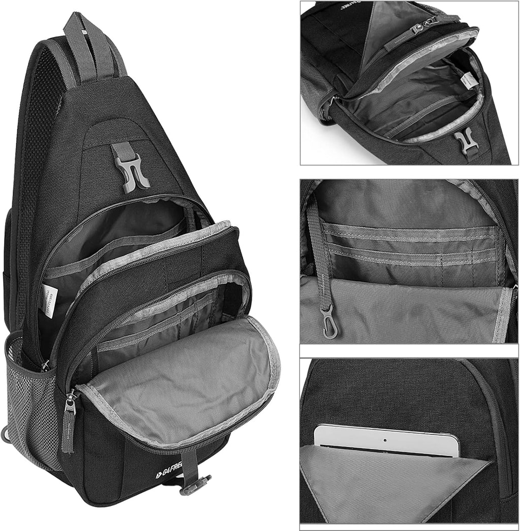 G4Free Bolsa Bandolera con Bloqueo RFID Mochila Bandolera Cruzada B...