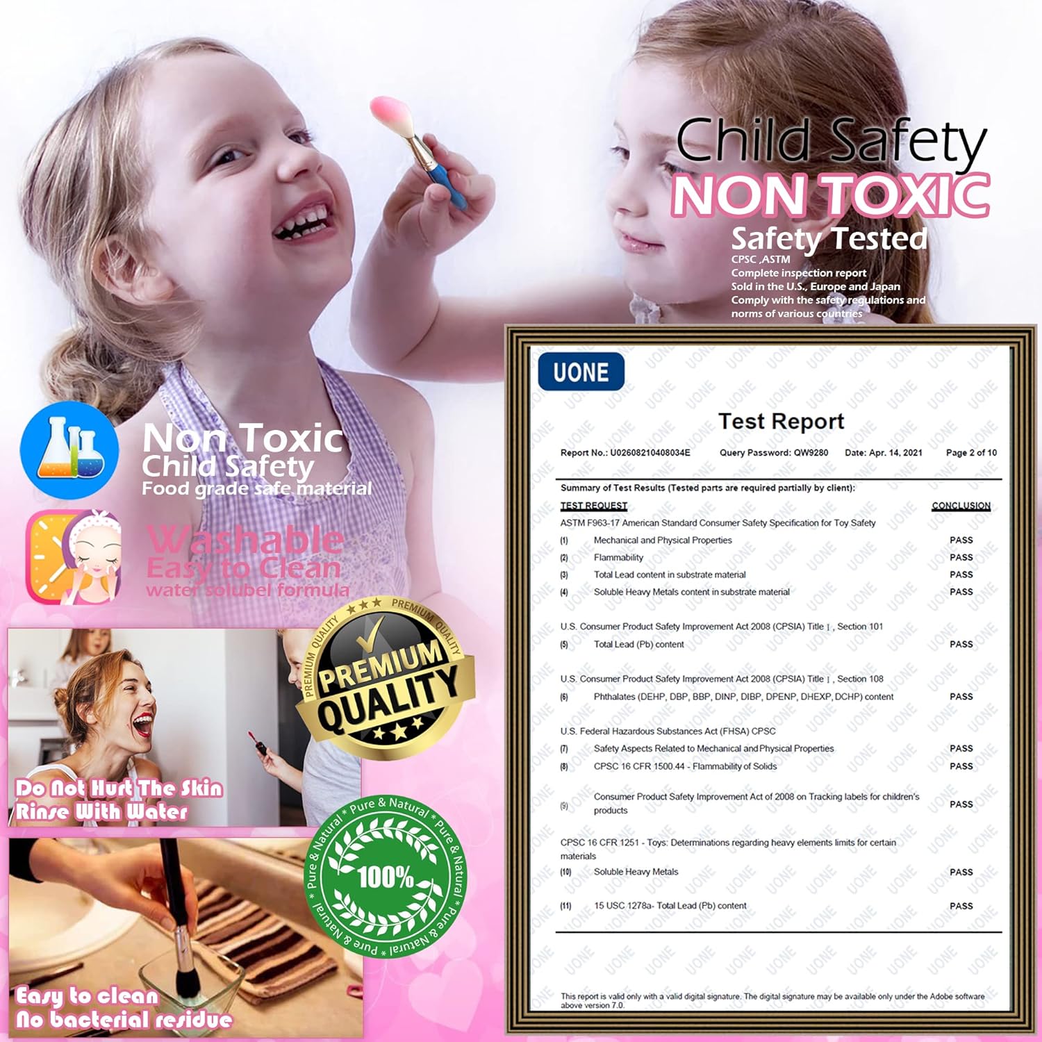 Juegos de maquillaje para niñas \u2013 Kit de maquillaje para niñas...