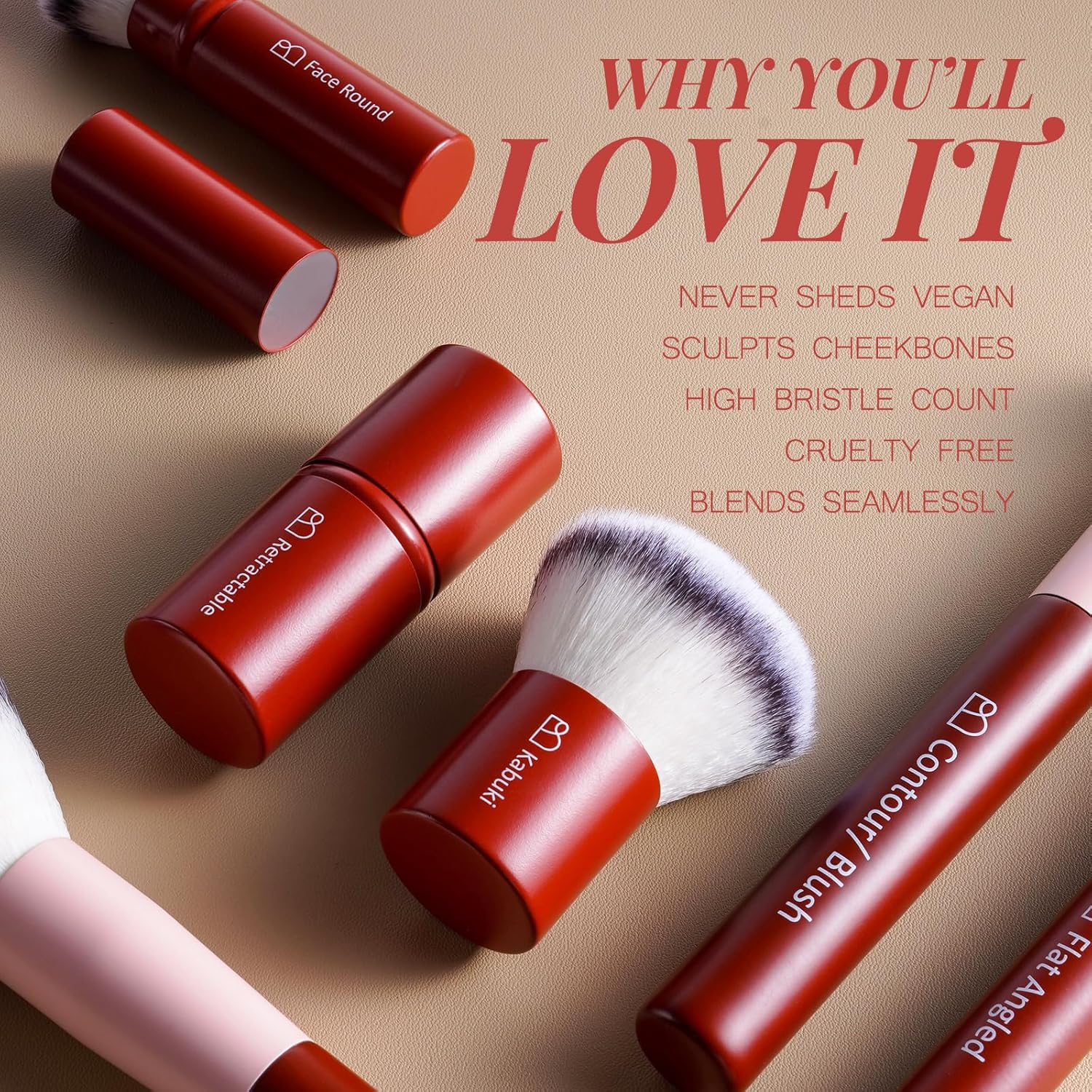 BS-MALL Kit de brochas de maquillaje \u2013 Herramientas de maquill...