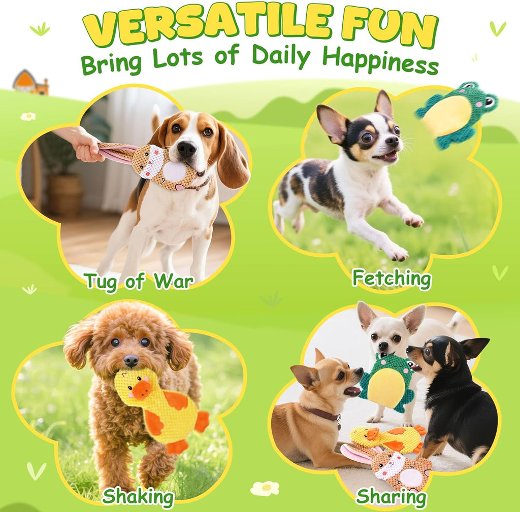 XIUGOAL Juguetes para Perros para Mantenerlos Ocupados, Pack de 3 J...