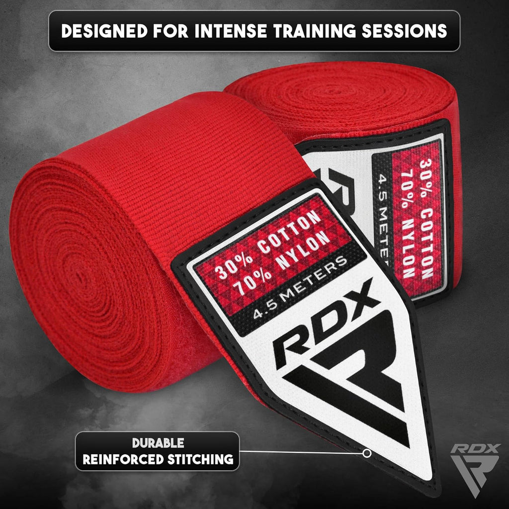 RDX Vendas de Boxeo para Manos 4.5M \/ 180 Pulgadas \u2013 Guantes...