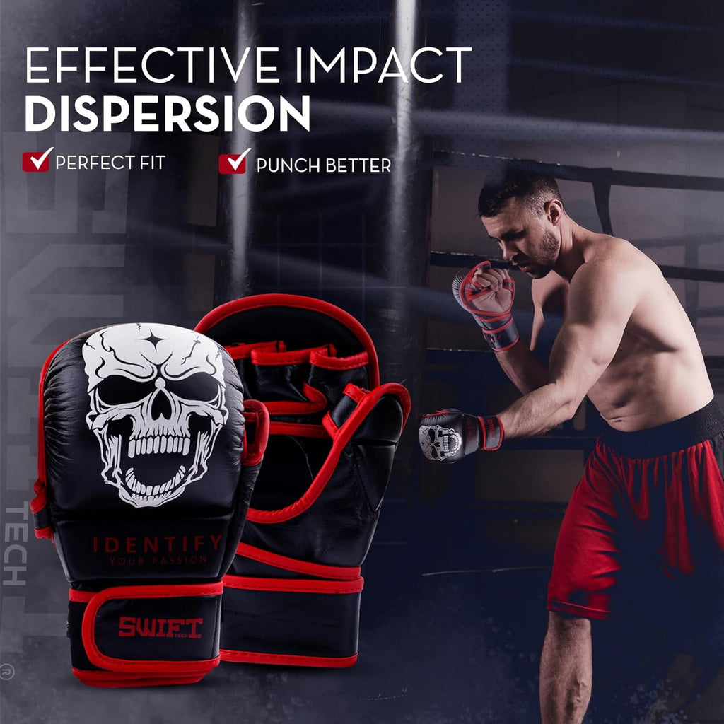 SwiftTechSports - Guantes de cuero de calidad profesional para homb...