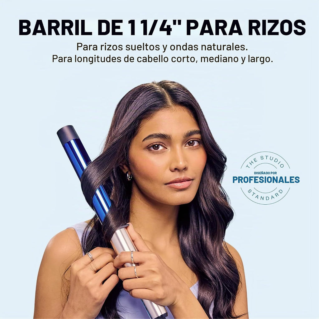 Rizador profesional BabylissPRO Nano Titanium para todo tipo de cab...