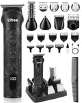 Ufree Recortadora de barba para hombres, afeitadoras eléctricas, co...