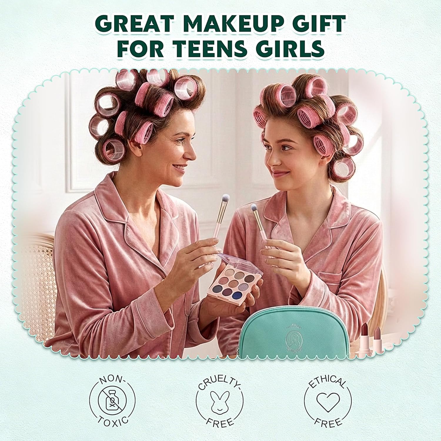 Color Nymph Kit de maquillaje todo en uno para adolescentes princip...