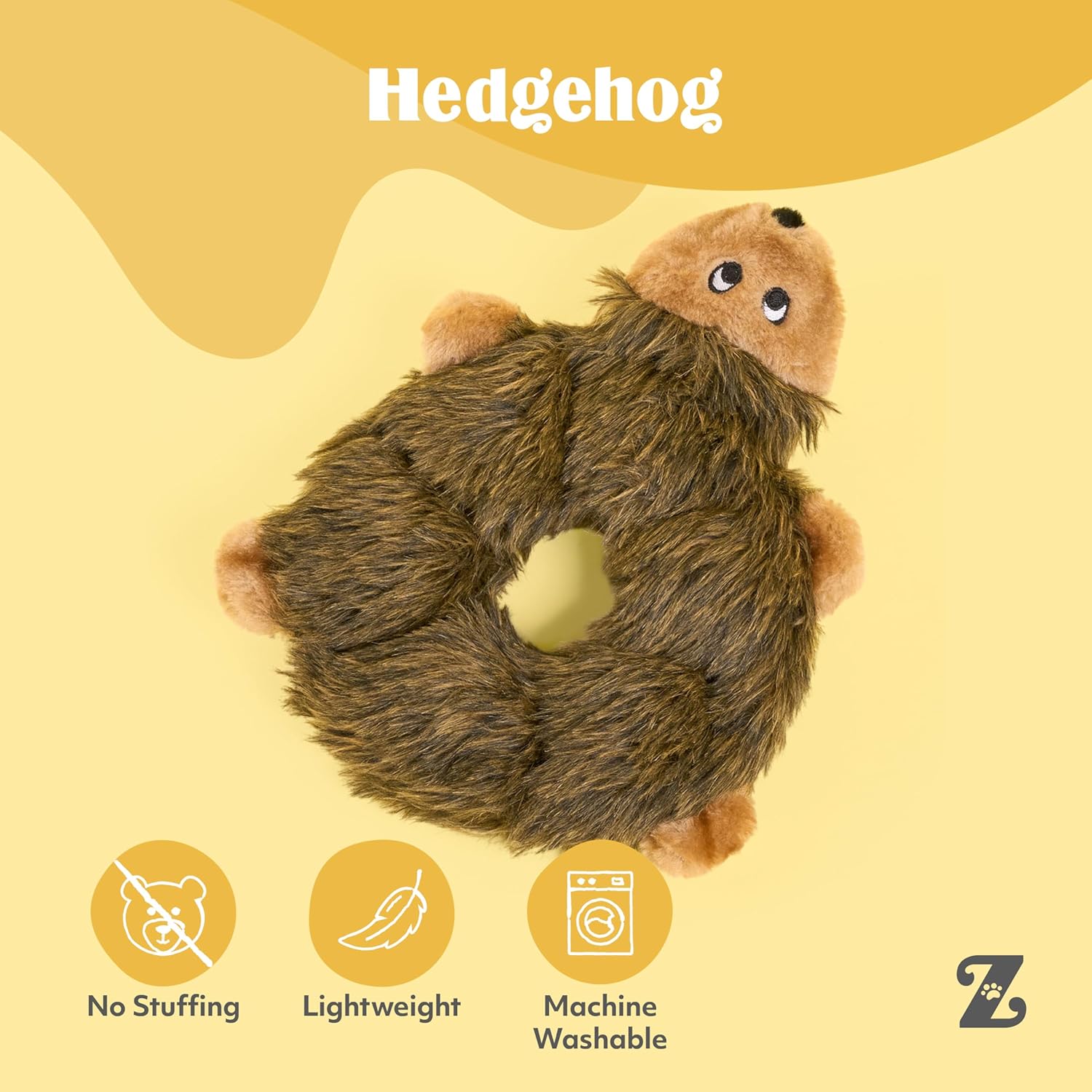 ZippyPaws Loopy - Juguetes para perros sin relleno para mantenerlos...