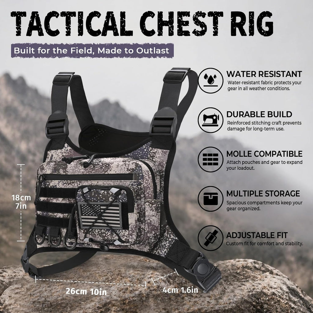 koculemi Bolsa de Pecho para Deportes al Aire Libre para Hombres, F...