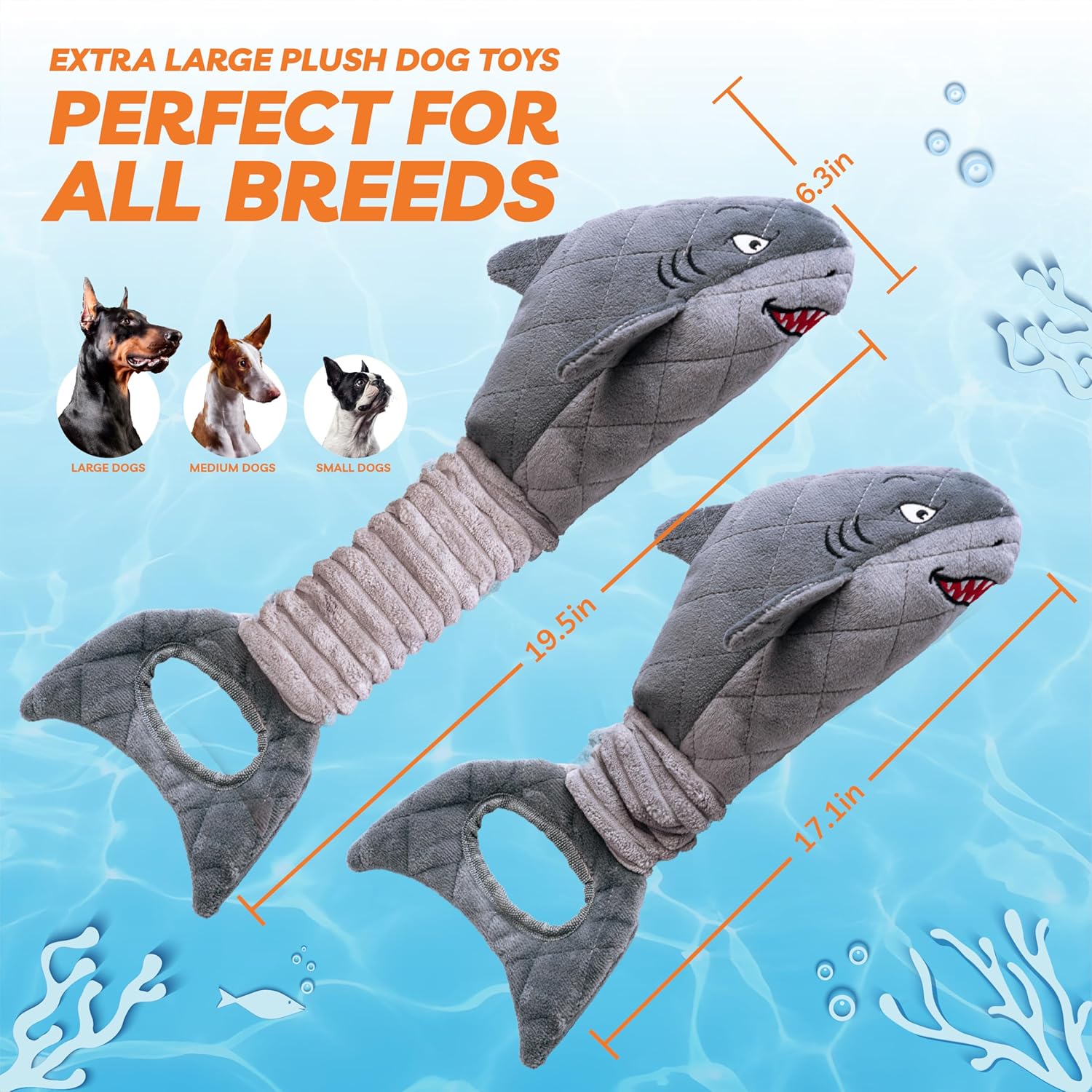 Juguetes para perros pequeños, juguetes resistentes y chirriantes p...