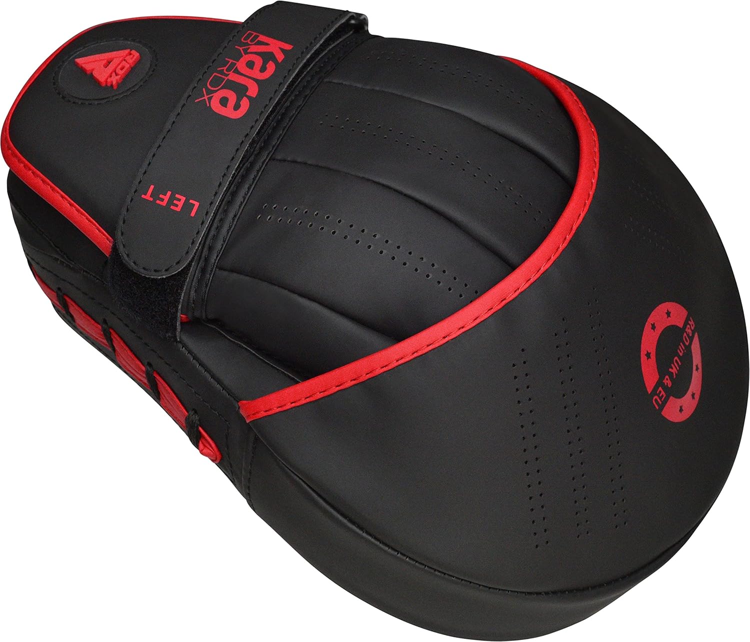 RDX Almohadillas de boxeo Curvadas Focus Mits, Maya Hide Leather Ka...