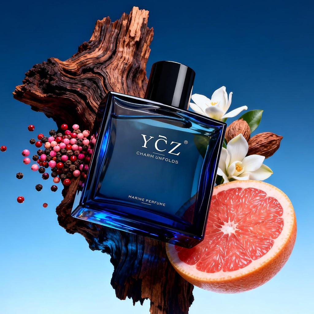 Ycz Charm Unfolds Perfume Marino para Hombres, 1.7 oz. Colonia Eau...