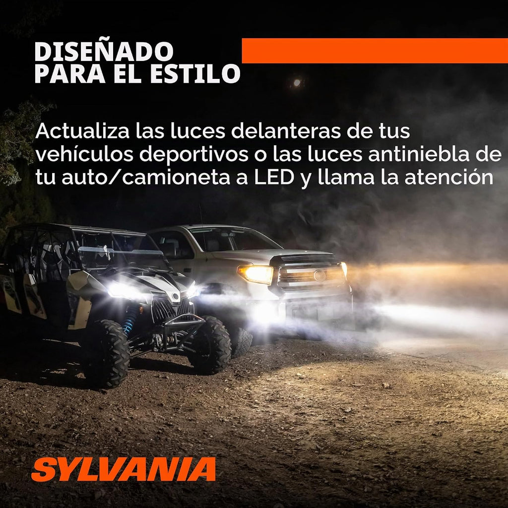 SYLVANIA H11 LED Ultra - Luces antiniebla para coches y camiones -...