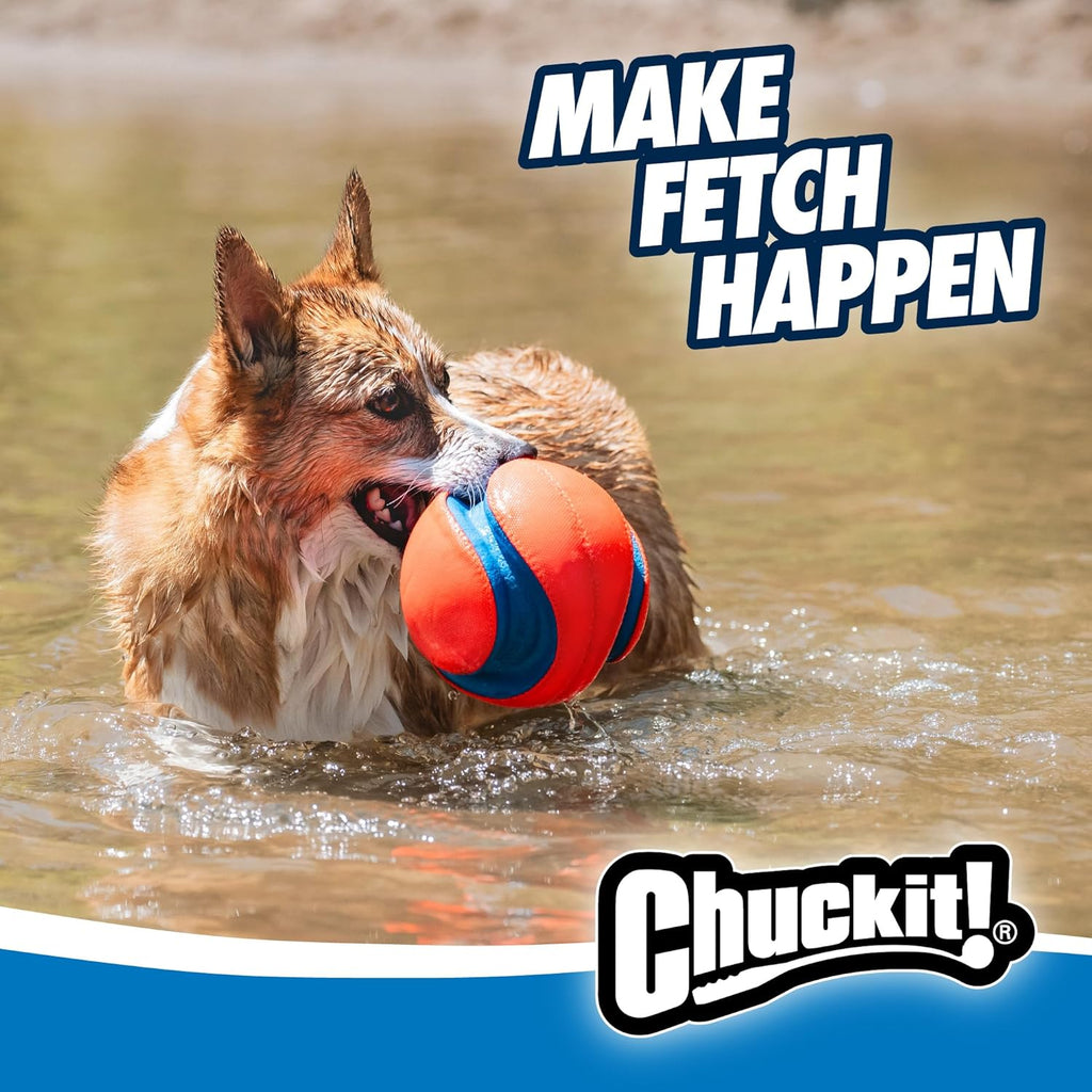 Chuckit! Kick Fetch Ball - Juguete para perros \u2013 Flota en el a...