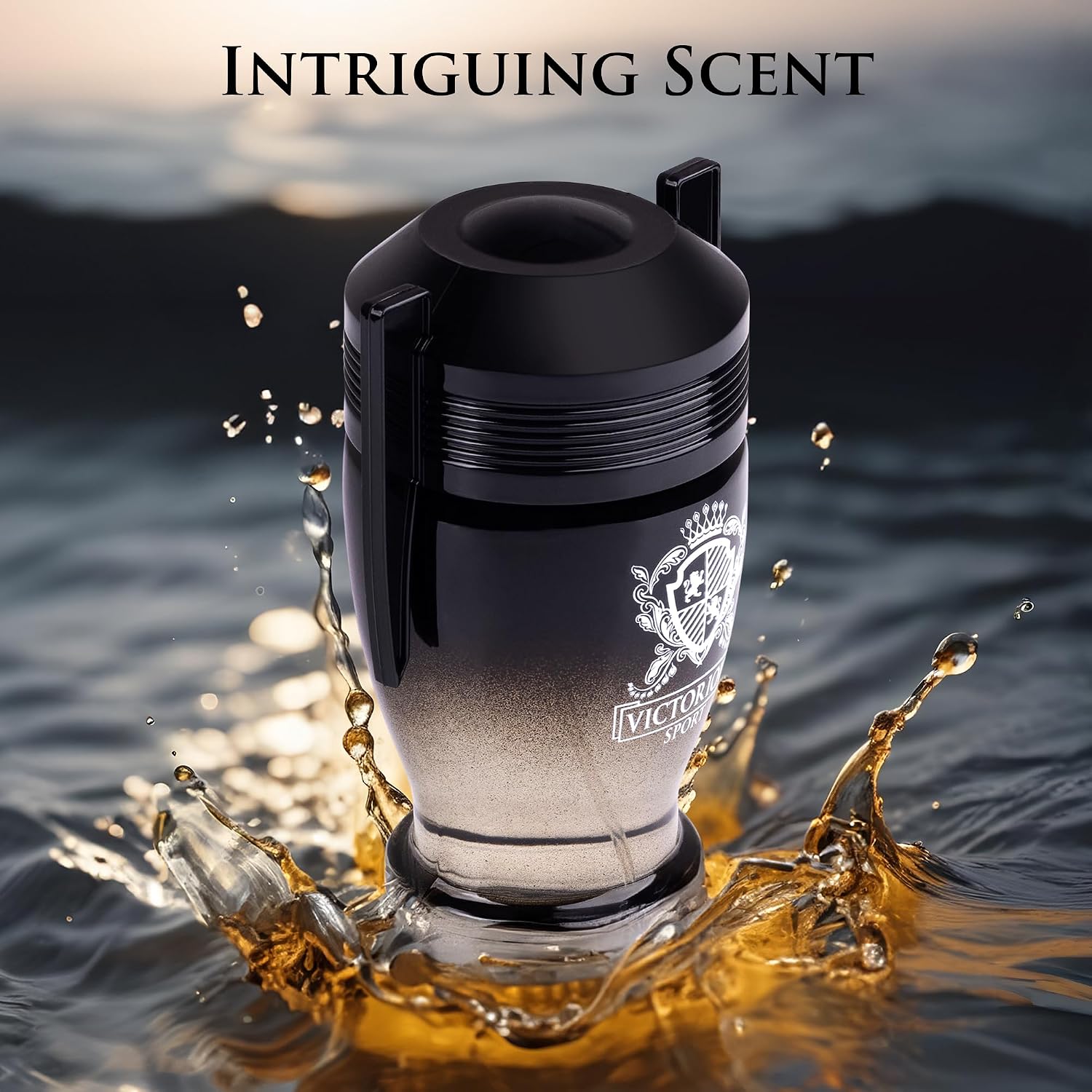 Victorious Sport Eau De Toilette para hombre, 3.4 onzas líquidas, u...