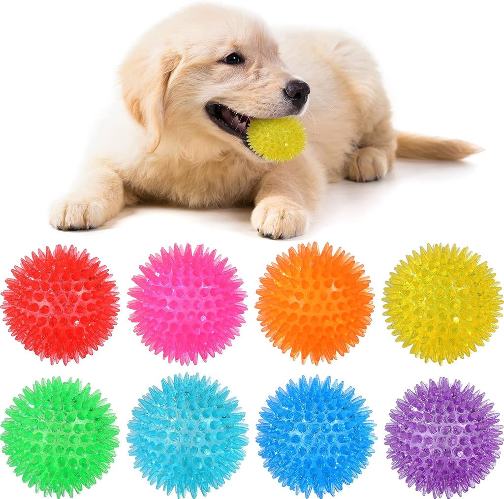 VITEVER Pelotas chirriantes de juguete para perros pequeños y media...