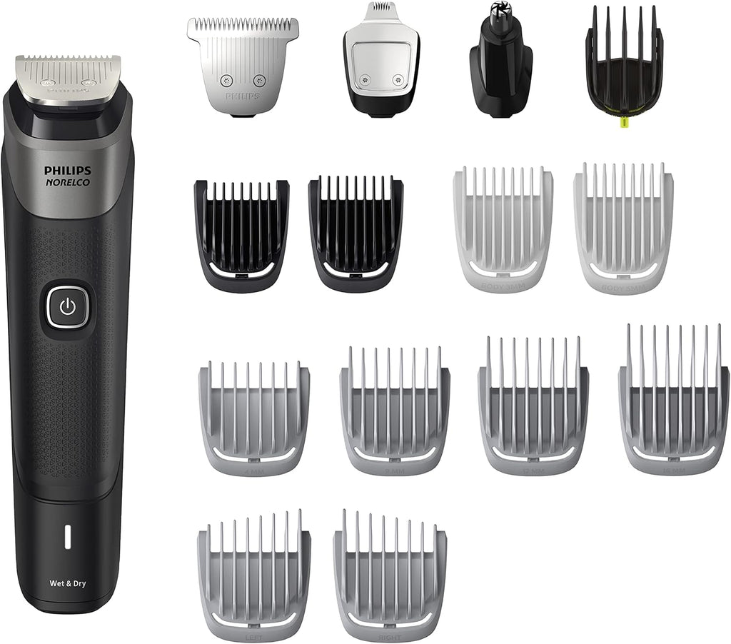 Philips Norelco Multigroom 5000 Series, Afeitadora y Cortadora de P...
