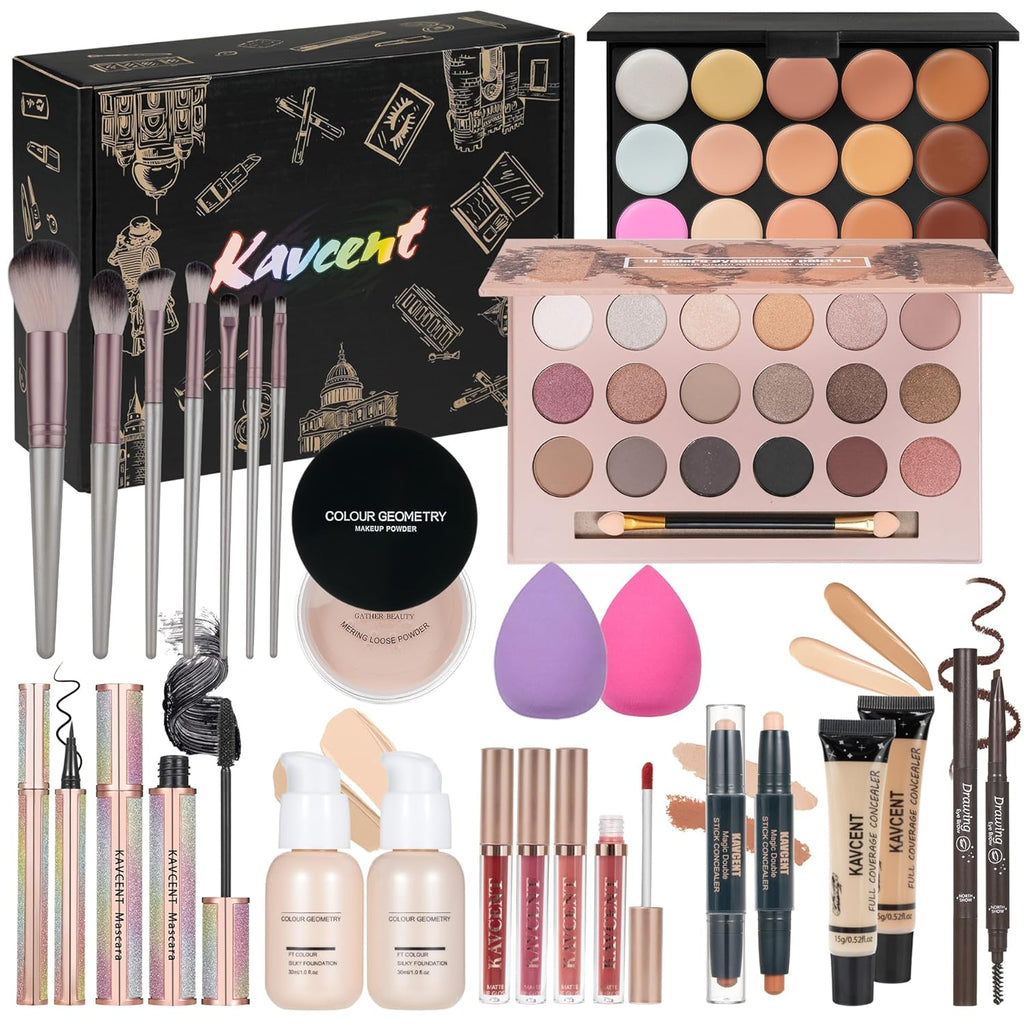 Juego de maquillaje para adolescentes Kit de maquillaje para mujere...