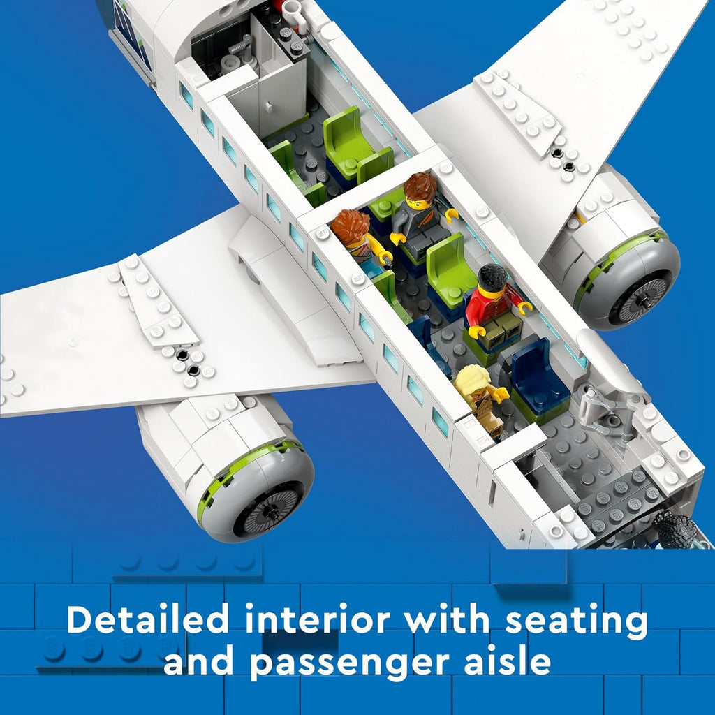 LEGO City Passenger Airplane Toy \u2013 Juego de construcción para...