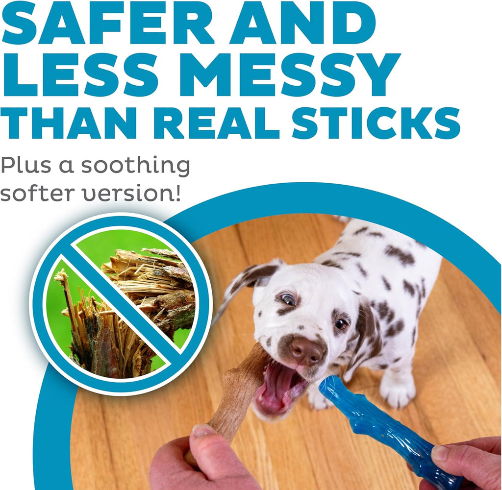 Outward Hound Dogwood Puppy - Juguetes masticables duraderos para p...