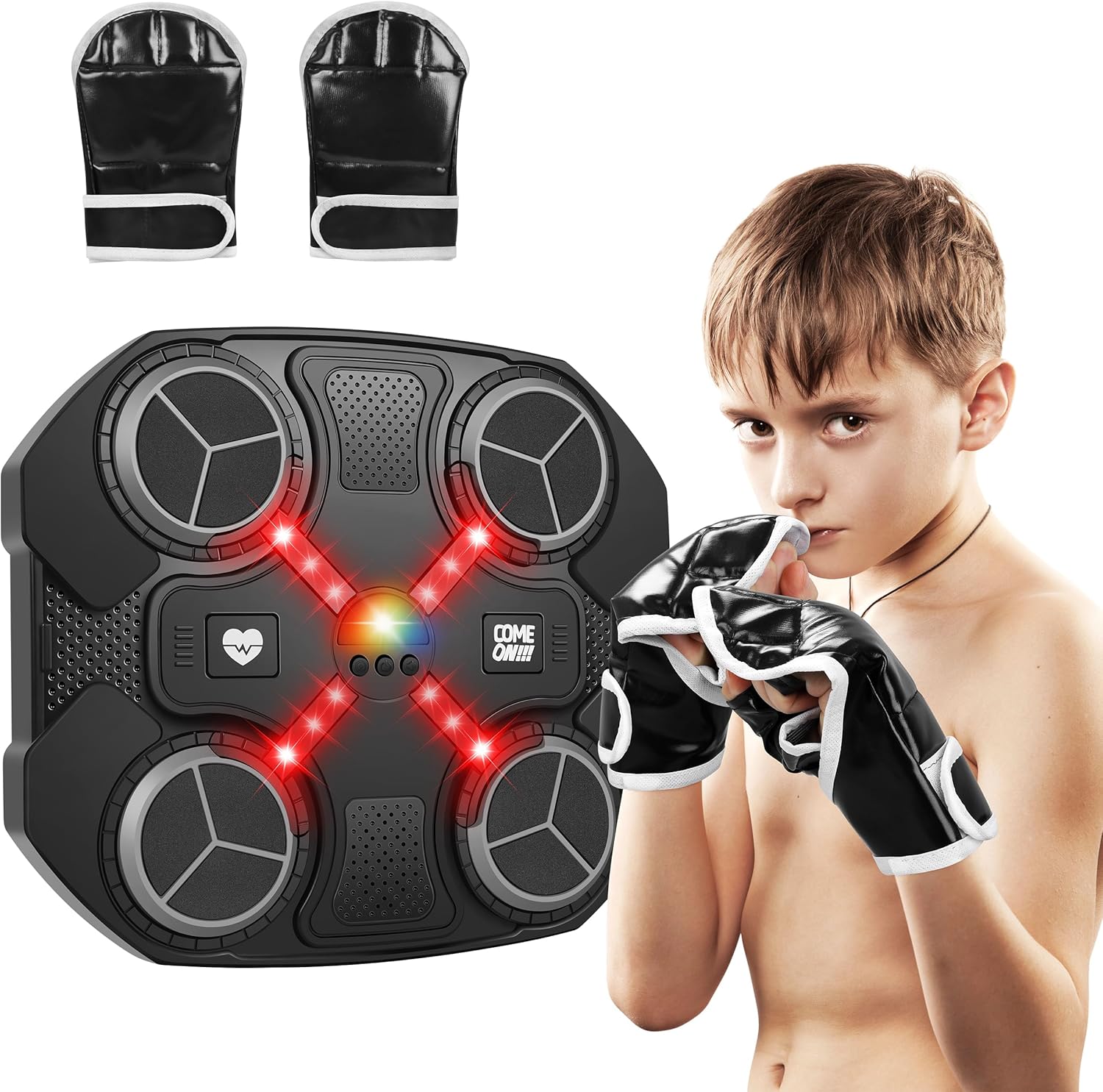 Máquina de boxeo de música juguetes deportivos para niños y adultos...