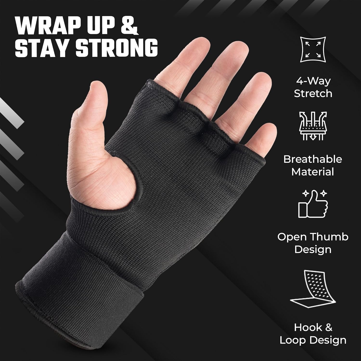 Vendas de Mano de Boxeo con Guantes Interiores de Gel | Vendas de M...