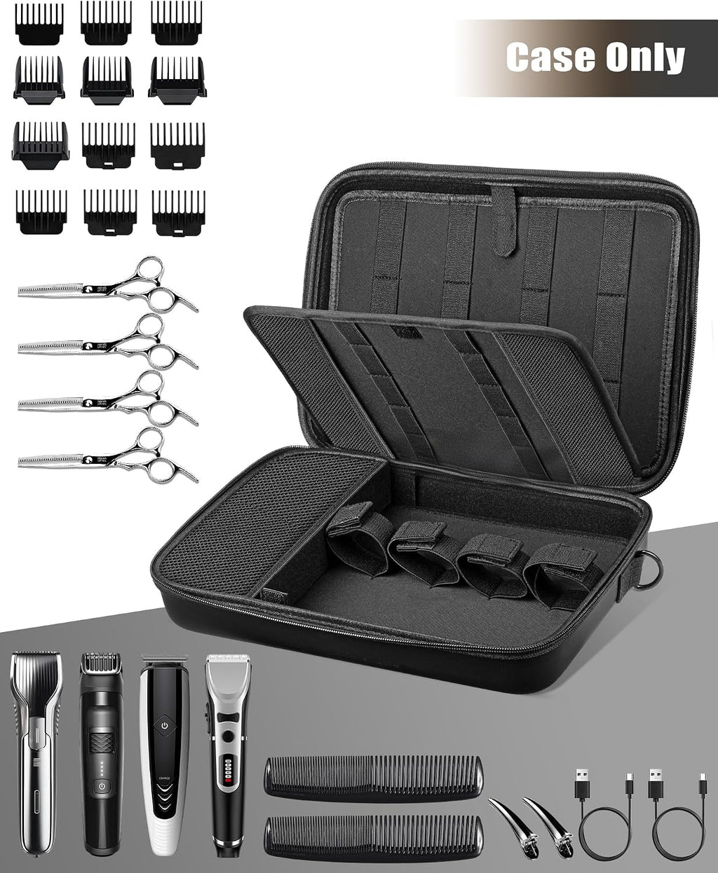 KiddoCraze - Bolsas de barbero para cortapelos y suministros, organ...
