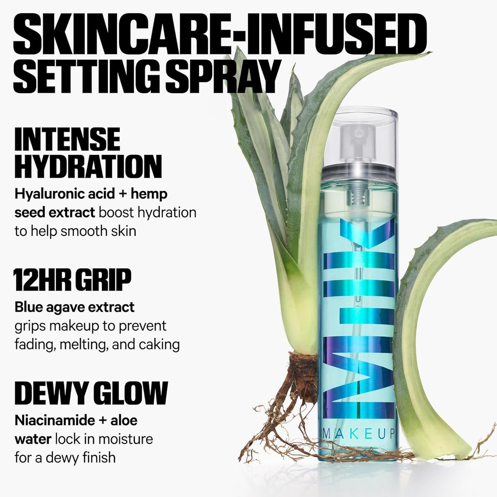 Milk Makeup Hydro Grip Set + Spray refrescante con ácido hialurónic...