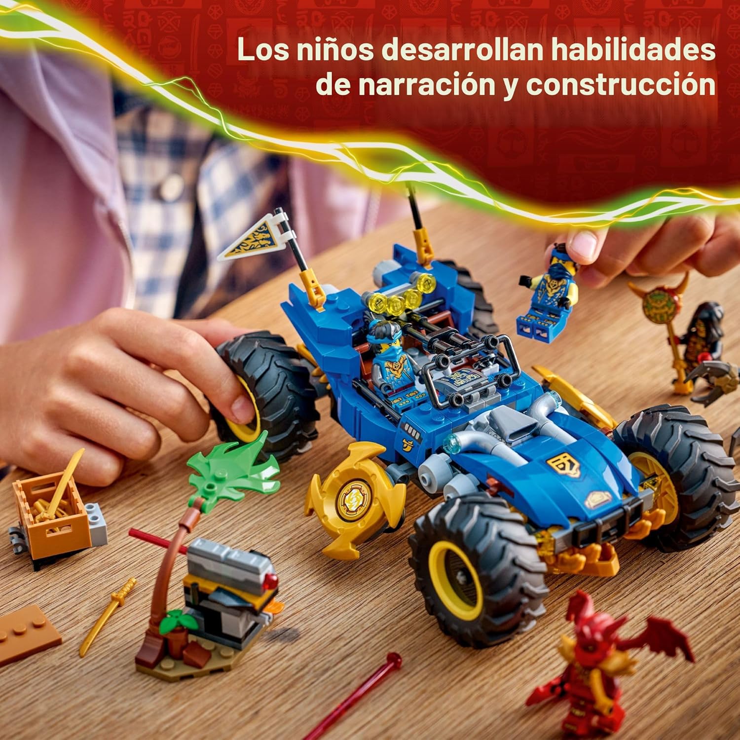 LEGO NINJAGO Jay's - Juguete de construcción de autos transform...