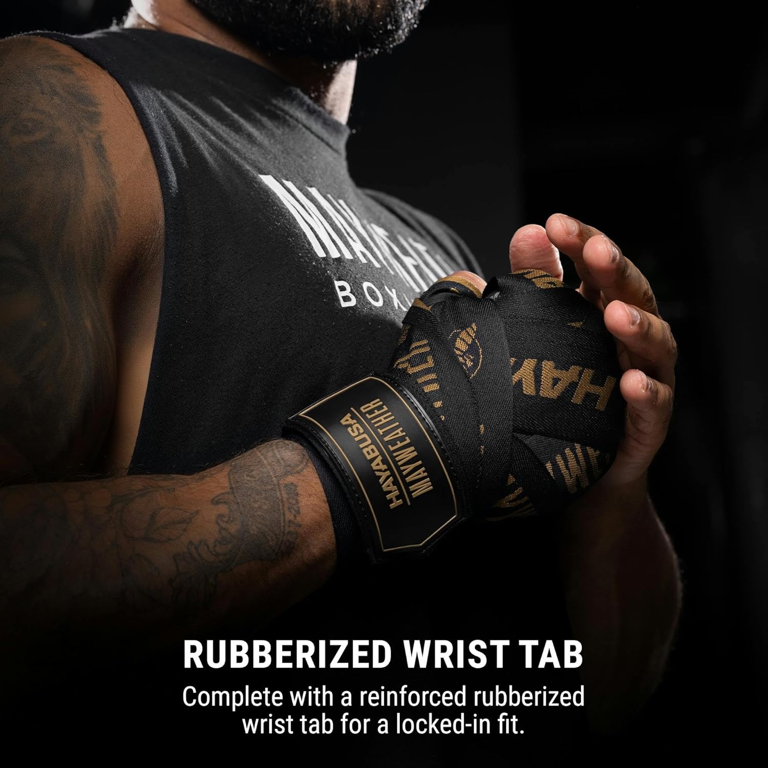 Hayabusa Mayweather Deluxe - Vendas de mano para hombres y mujeres,...