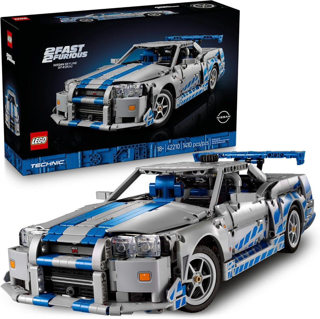 LEGO Technic 2 Fast 2 Furious Nissan Skyline GT-R (R34) Coche - Kit...