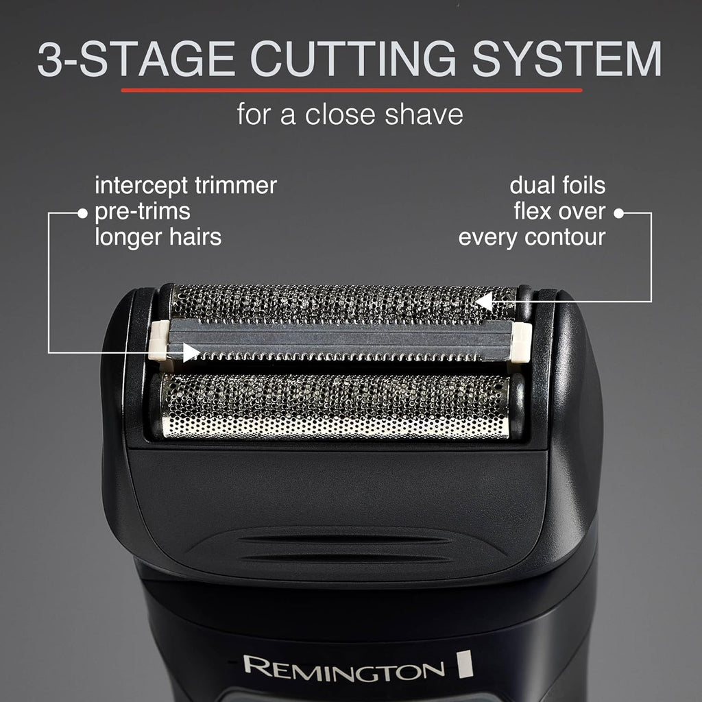 Remington F4 Style Series Afeitadora de láminas para hombre, cuchil...