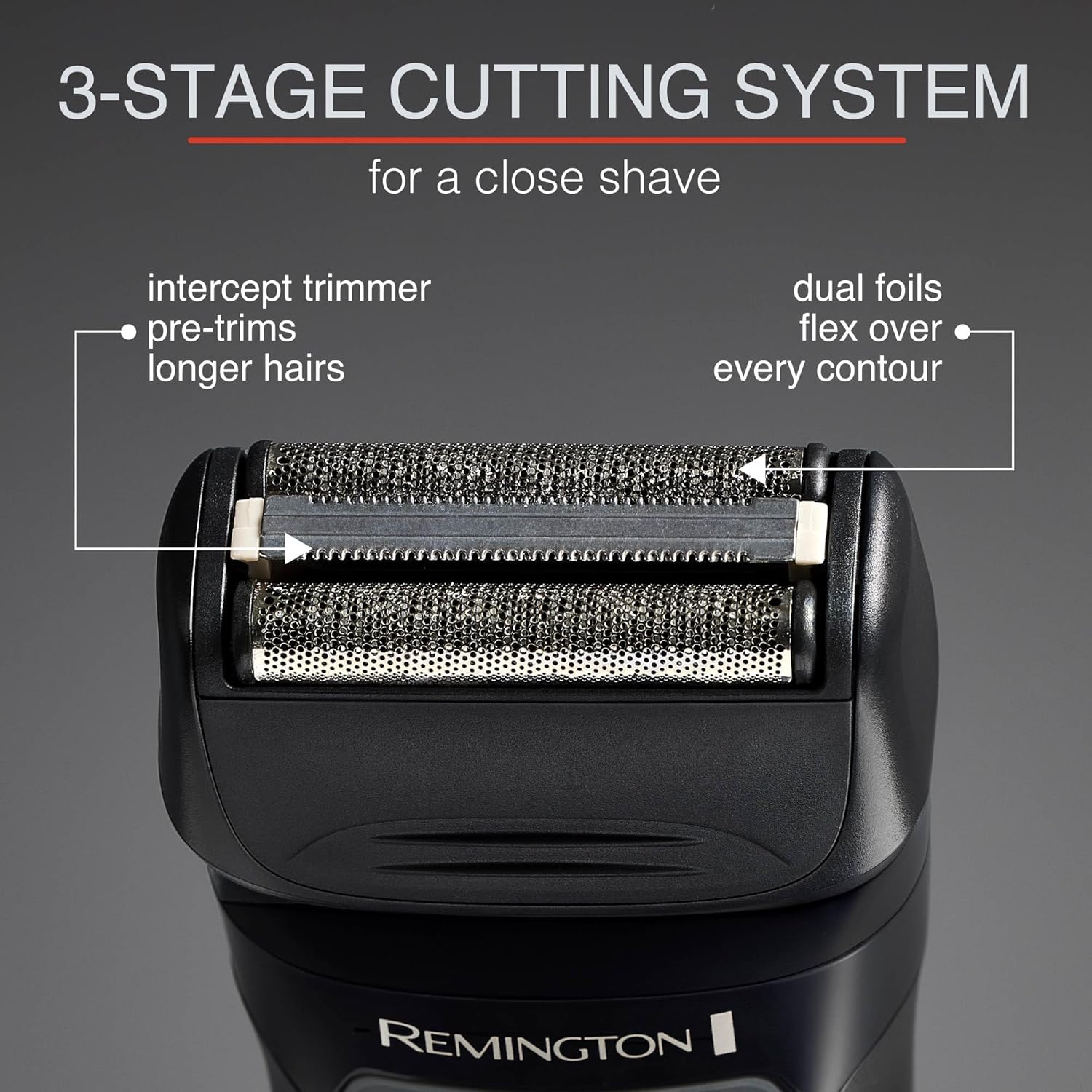 Remington F4 Style Series Afeitadora de láminas para hombre, cuchil...