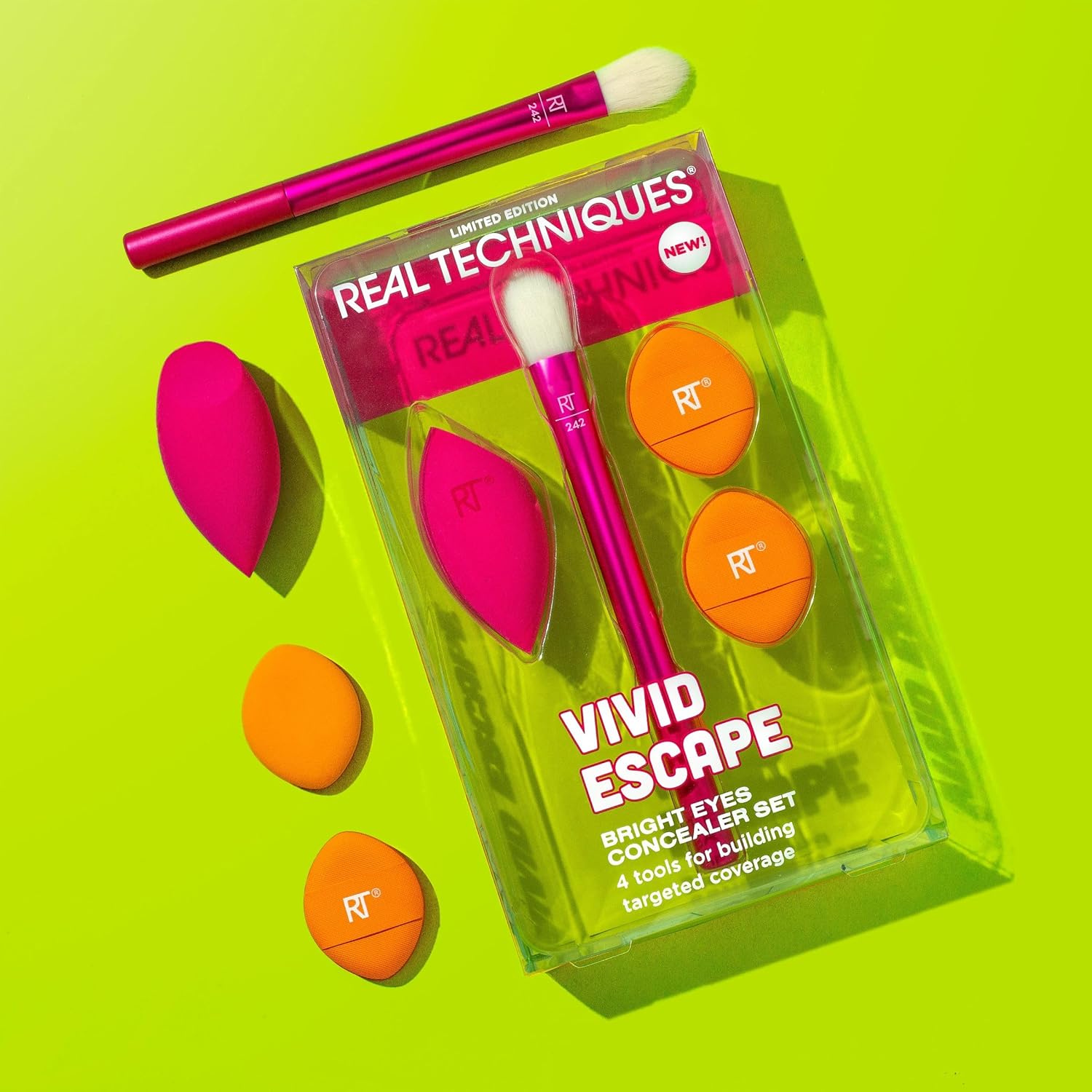 Real Techniques Set de Corrector Vivid Escape para Ojos Brillantes...