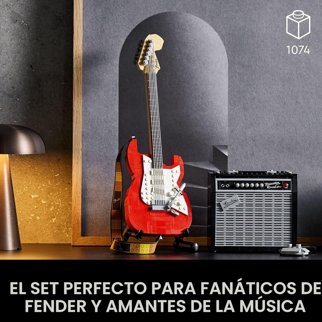 LEGO Ideas Fender Stratocaster 21329 Kit de construcción; genial id...