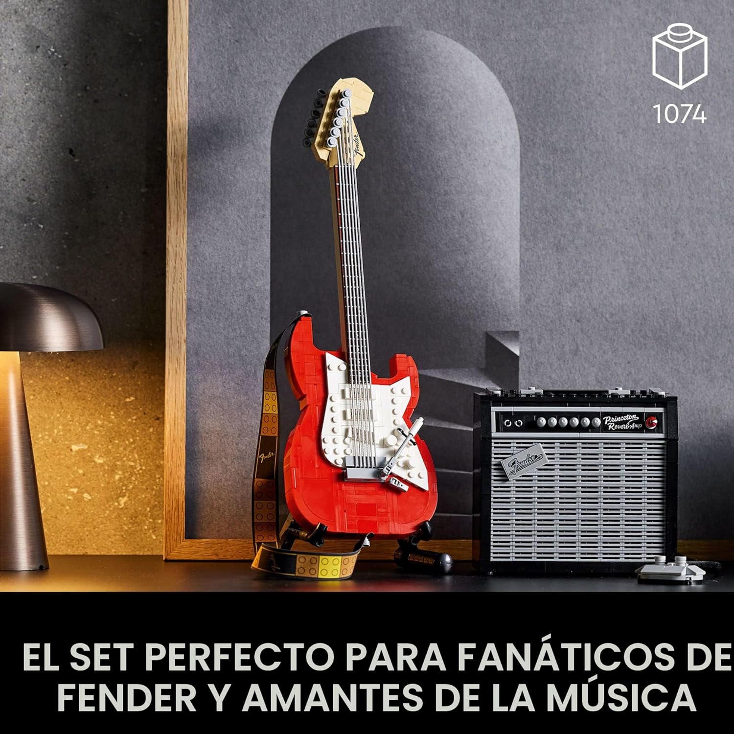 LEGO Ideas Fender Stratocaster 21329 Kit de construcción; genial id...