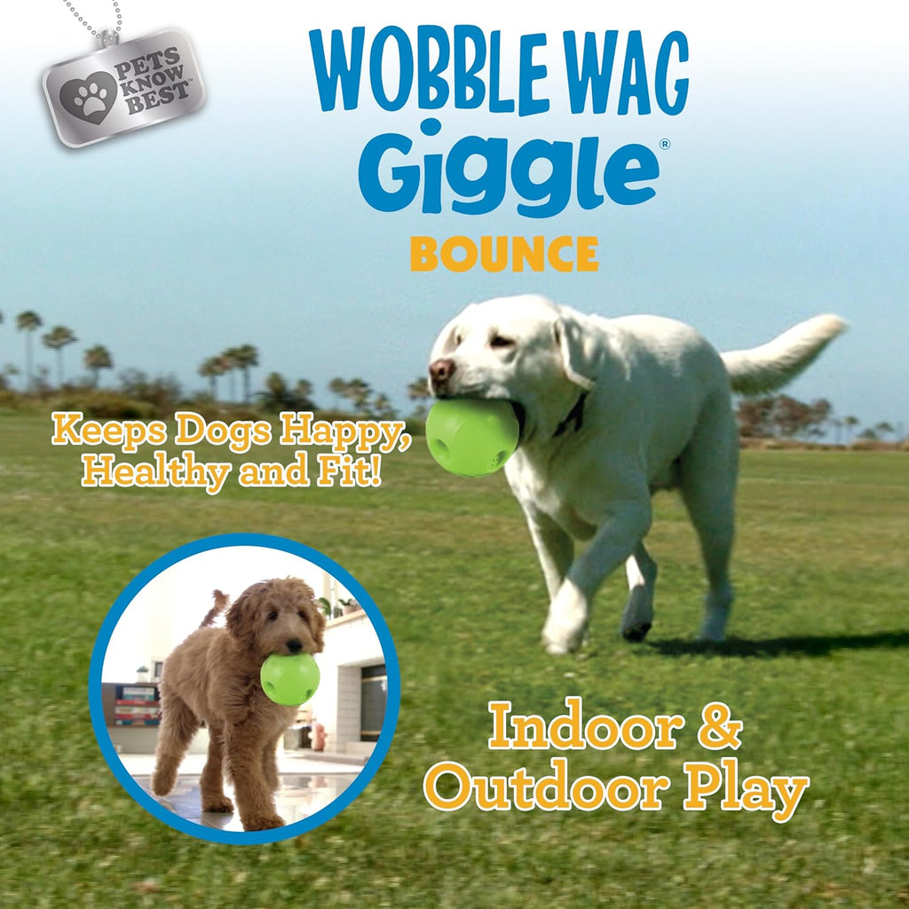 Wobble Wag Giggle Juego interactivo de rebote para perros - Bola qu...