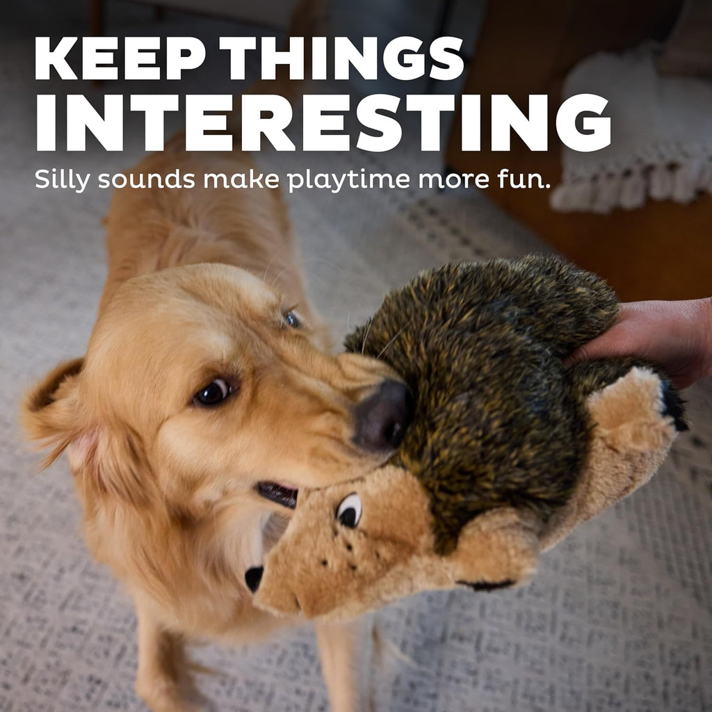 Outward Hound - Juguete de peluche Hedgehogz para perro, tamaño L