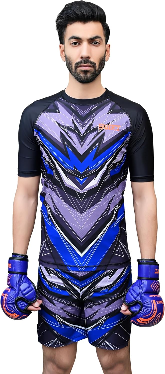 SWIFT TECH Guantes Fight Revolution de piel de vaca de alta calidad...