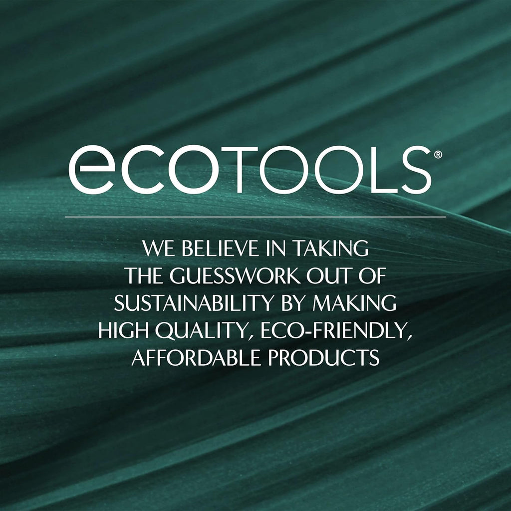 EcoTools Kit de brochas de maquillaje para llevar, juego de brochas...